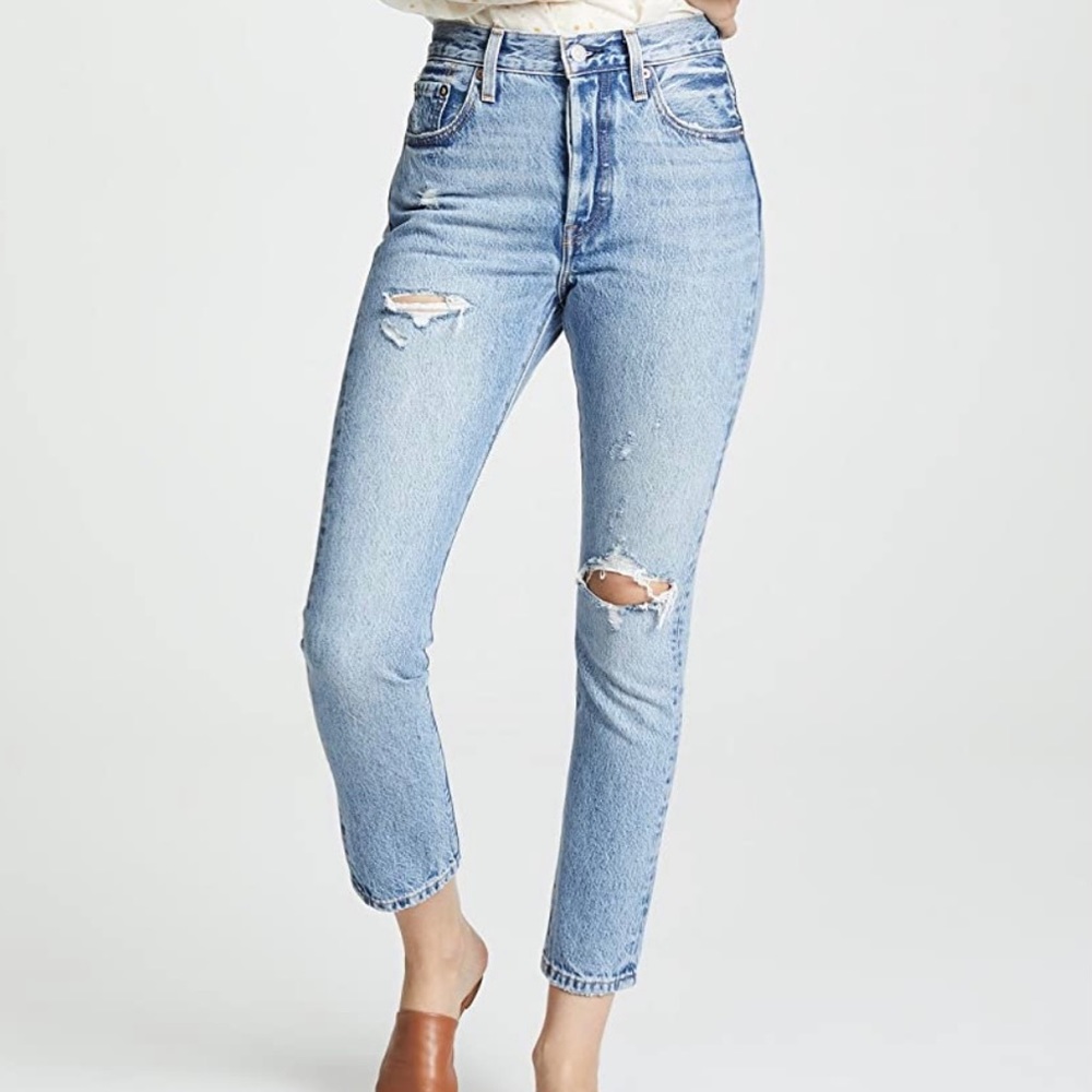 Levi 501 Skinny High Rise Jean